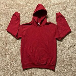 Gildan Adult Red Hoodie